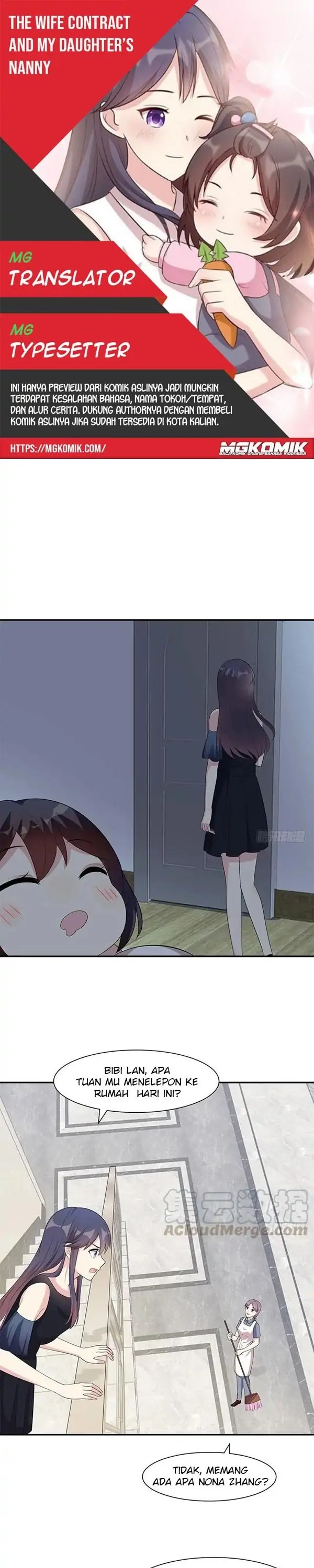 The Wife Contract and My Daughter’s Nanny Chapter 154 Bahasa Indonesia